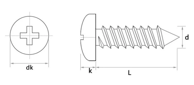 tapping screw for metal tapping screw for metal