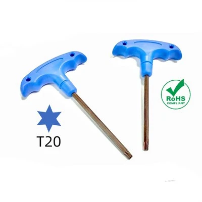 Plastik T tutqichli Torx kaliti